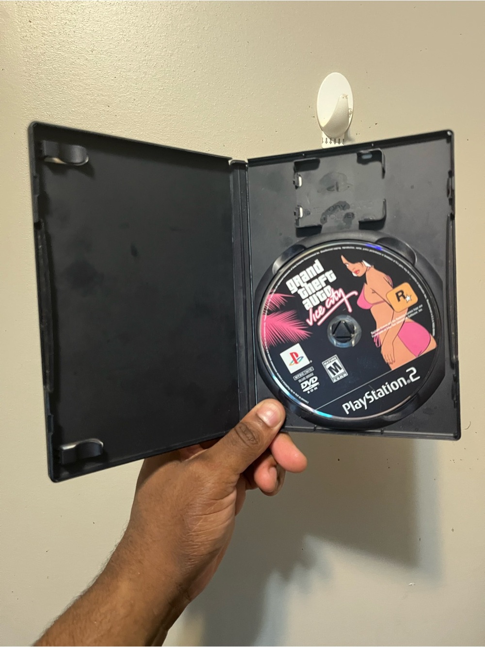 adidas Black PlayStation 2 Game Disc - Grand Theft Auto: Vice City Artwork